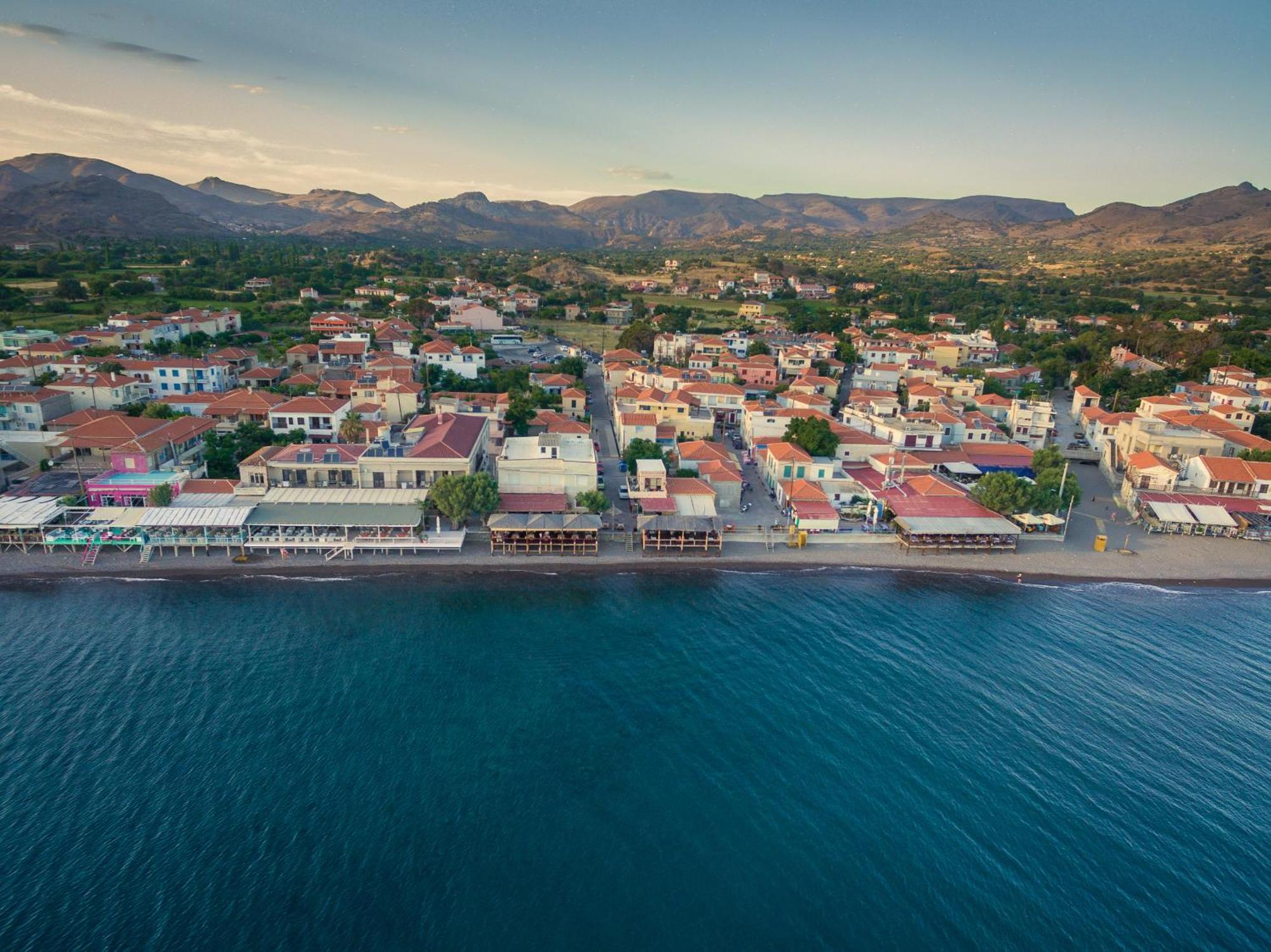 Galini Hotel Skála Eresoú Exteriör bild
